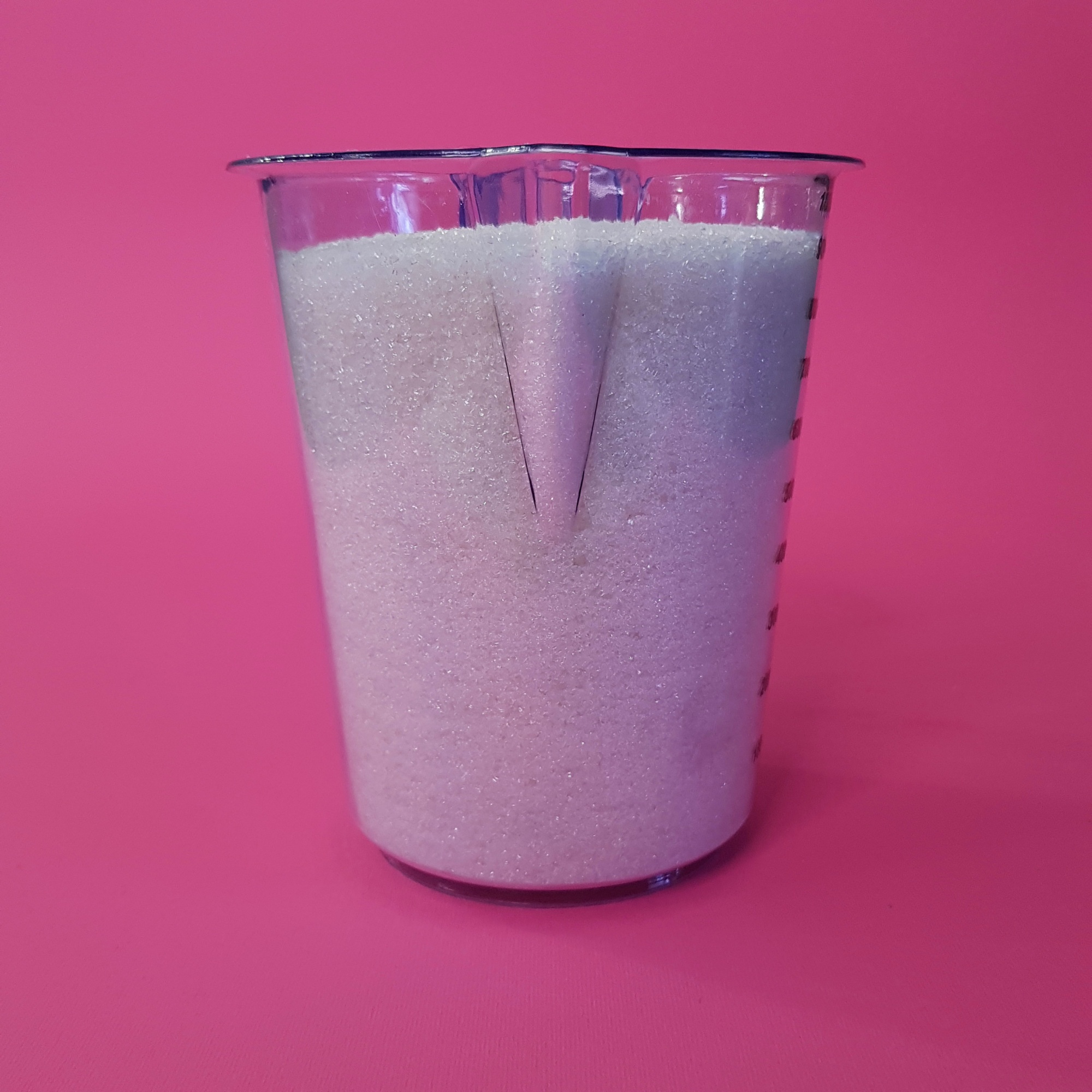 Polystyrene measuring mug 1 L