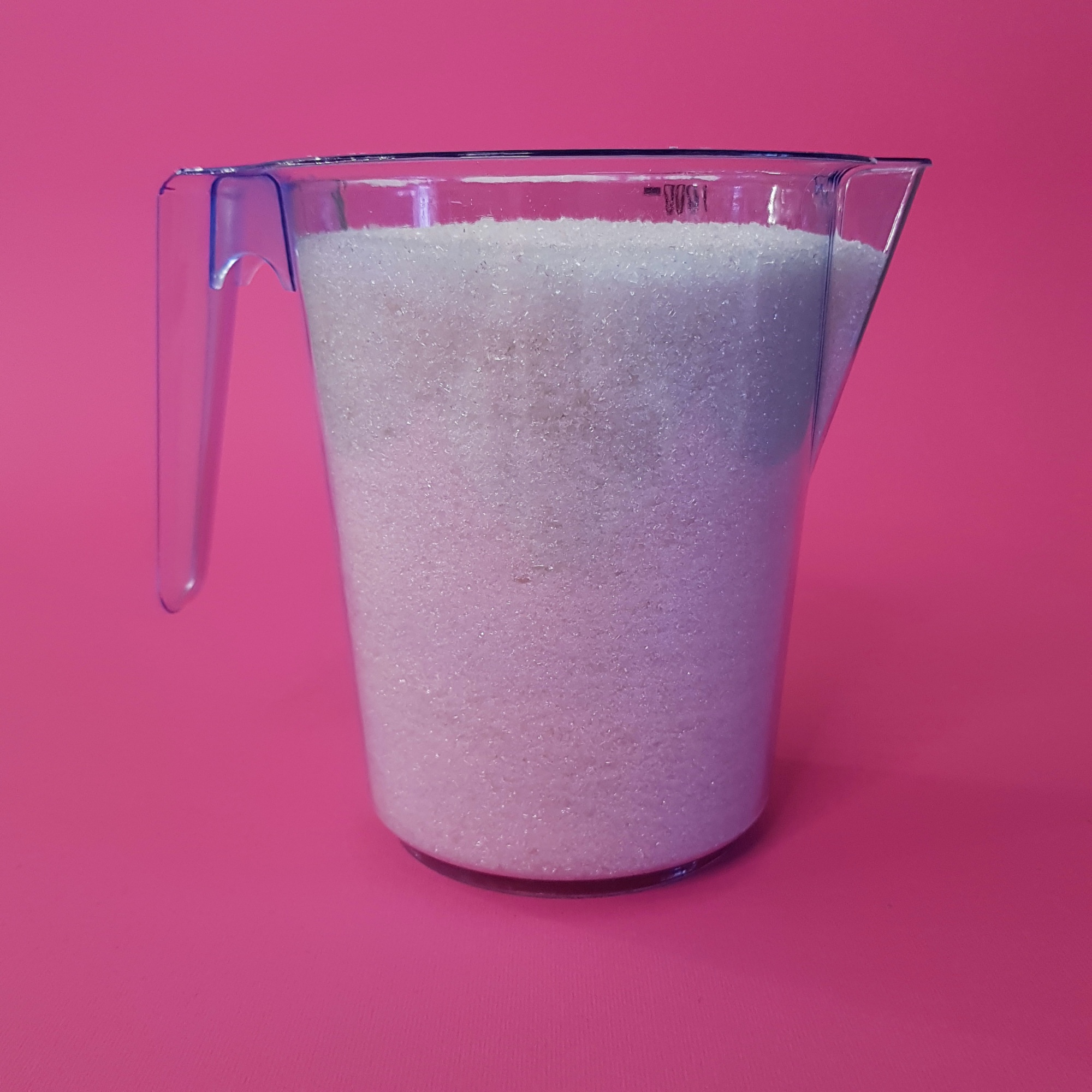 Polystyrene measuring mug 1 L