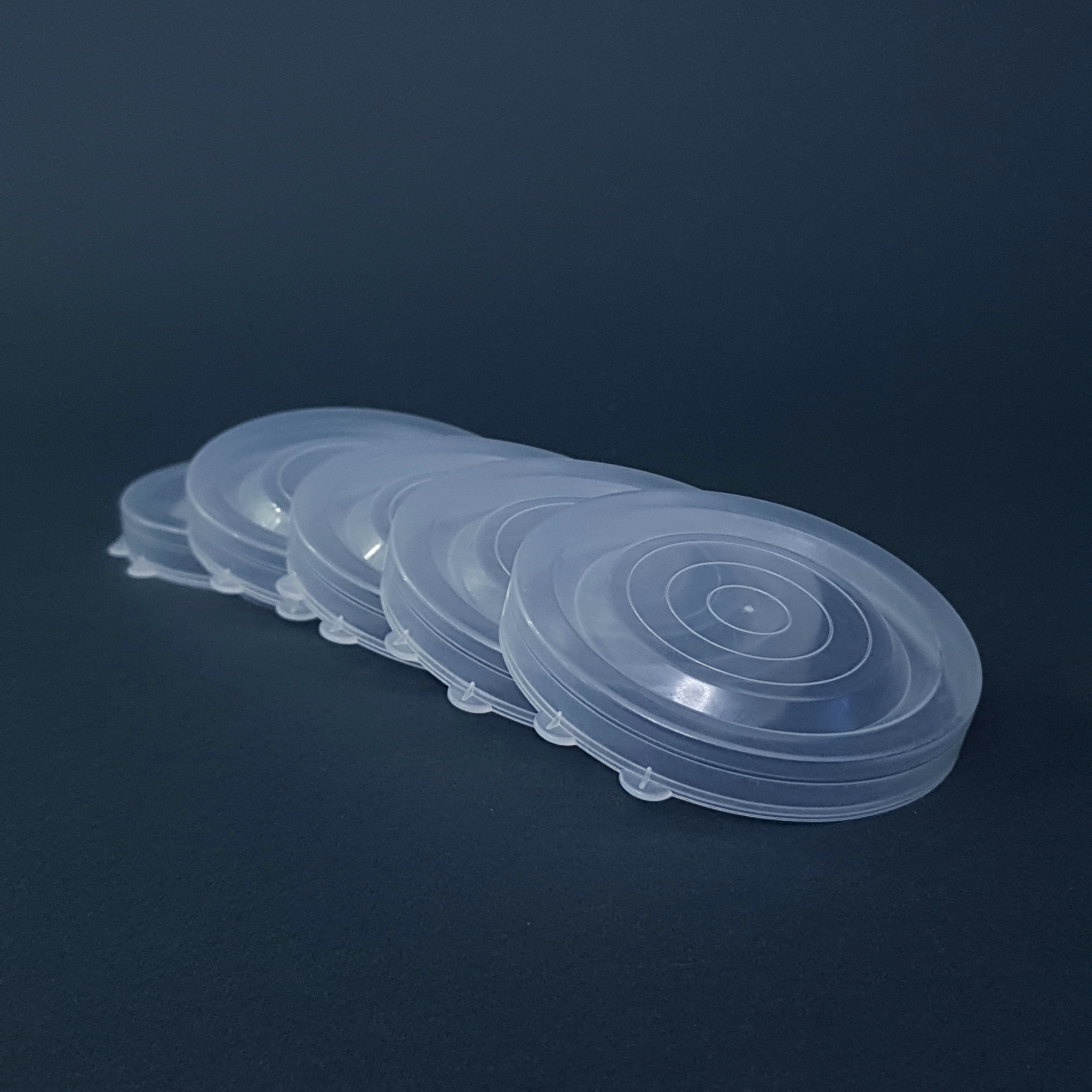 PET jar cap, transparent